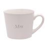 Amore Set Of 2 Grey & White Mugs - Mr & Mrs