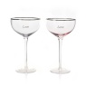 Downtown Amore Set of 2 Coupe Glasses Love
