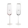 Amore Set of 2 Flute Glasses Always & Forever
