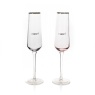 Downtown Amore Set of 2 Flute Glasses Engaged