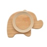 Bambino Bamboo & Silicone Elephant Base Plate