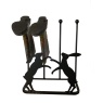 Poppy Forge 2 Pair Boot Rack - Boxing Hares