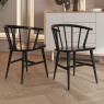 Bell & Stocchero Como Black Beech Dining Armchair