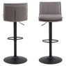 Flynn Bar Stool - Light Grey Brown