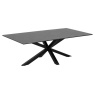 Heaven Coffee Table - Black Ceramic With Matt Black Base