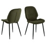 Femke Dining Chair - Olive Green
