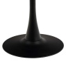 Malta Circular Dining Table - Matt Black Ceramic