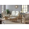 Desser Light Oak Laminated Swivel Rocker Chair