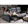 Stressless Mary 2 Seater Recliner Sofa With Wooden Arms