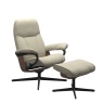 Stressless Consul Chair & Footstool With Cross Base