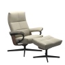 Stressless David Chair & Footstool With Cross Base