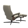 Stressless David Chair & Footstool With Cross Base