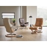 Stressless David Power Recliner Chair & Footstool