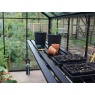 Halls Greenhouses Integral Staging for the Birdlip Model - Black