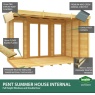 DIY Sheds Apex Summer House - Full Height Window