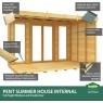 DIY Sheds Apex Summer House - Full Height Window