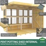 DIY Sheds Pent Potting Shed