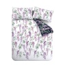 Catherine Lansfield Wisteria White/Navy Duvet Set