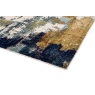 Asiatic Nova Abstract Machine Made Rug Mustard- (Multi Coloured)