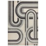 Asiatic Nova Machine Made Rug -Retro (Grey)