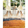 Asiatic Nova Machine Made Rug- Distress (Orange)