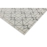 Asiatic Aurora AU11 Machine Woven Rug - Lattice (Silver)