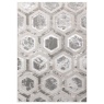 Asiatic Aurora AU1 Machine Woven Rug - Crystal (Silver)