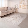 Asiatic Aurora AU13 Machine Woven Rug - Mica (Gold)