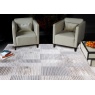 Asiatic Aurora AU14 Machine Woven Rug - Ripple (Silver)