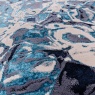 Asiatic Aurora AU21 Modern Rug - Foam (Blue/Silver)