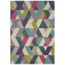 Asiatic Funk Chevron 02 Geometric Rug (Blue/Green)