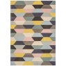 Asiatic Funk Honeycomb 04 Geometric Rug - Pastel-(Multi Coloured)