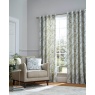 Laura Ashley Parterre Eyelet Curtains - Sage