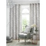 Laura Ashley Tregaron Curtains - Silver