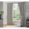 Dreams & Drapes Averie Lined Pencil Pleat Curtains - Blue