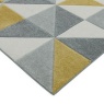 Asiatic Sketch Cubic SK06 Machine Made Rug - Ochre-(Yellow)