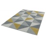Asiatic Sketch Cubic SK06 Machine Made Rug - Ochre-(Yellow)