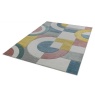 Asiatic Sketch Retro SK08 Machine Made Rug - (Multi Coloured)