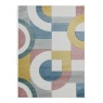 Asiatic Sketch Retro SK08 Machine Made Rug - (Multi Coloured)