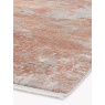 Gooch Oriental Toros Ombre Terracotta Pink Machine Made Rug-(Pink)