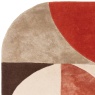 Asiatic Matrix MAX77 Oval Hand Made Rug - Spice (Orange)