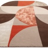 Asiatic Matrix MAX77 Oval Hand Made Rug - Spice (Orange)