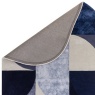 Asiatic Matrix MAX74 Oval Hand Made Rug - Indigo (Blue)