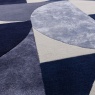Asiatic Matrix MAX74 Oval Hand Made Rug - Indigo (Blue)