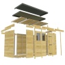 DIY Sheds Pent Security Shed - Double Door