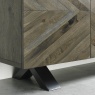 Winnipeg Fumed Oak Narrow Sideboard