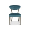 Winnipeg Fumed Oak Upholstered Dining Chair (Pair)