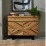 Winnipeg Rustic Oak Narrow Sideboard