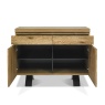 Winnipeg Rustic Oak Narrow Sideboard