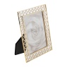 Lattice Cut Metal Photo Frame 5" x 7"